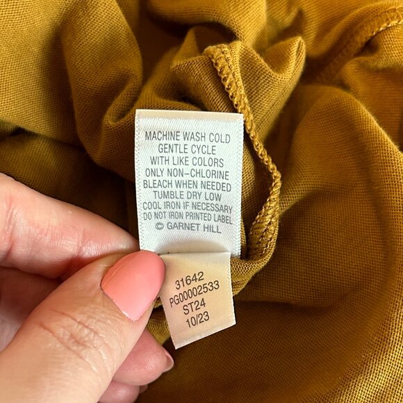 Garnet Hill “Favorite” maxi jersey skirt - L sandalwood (fits like XL) - Picture 8 of 8